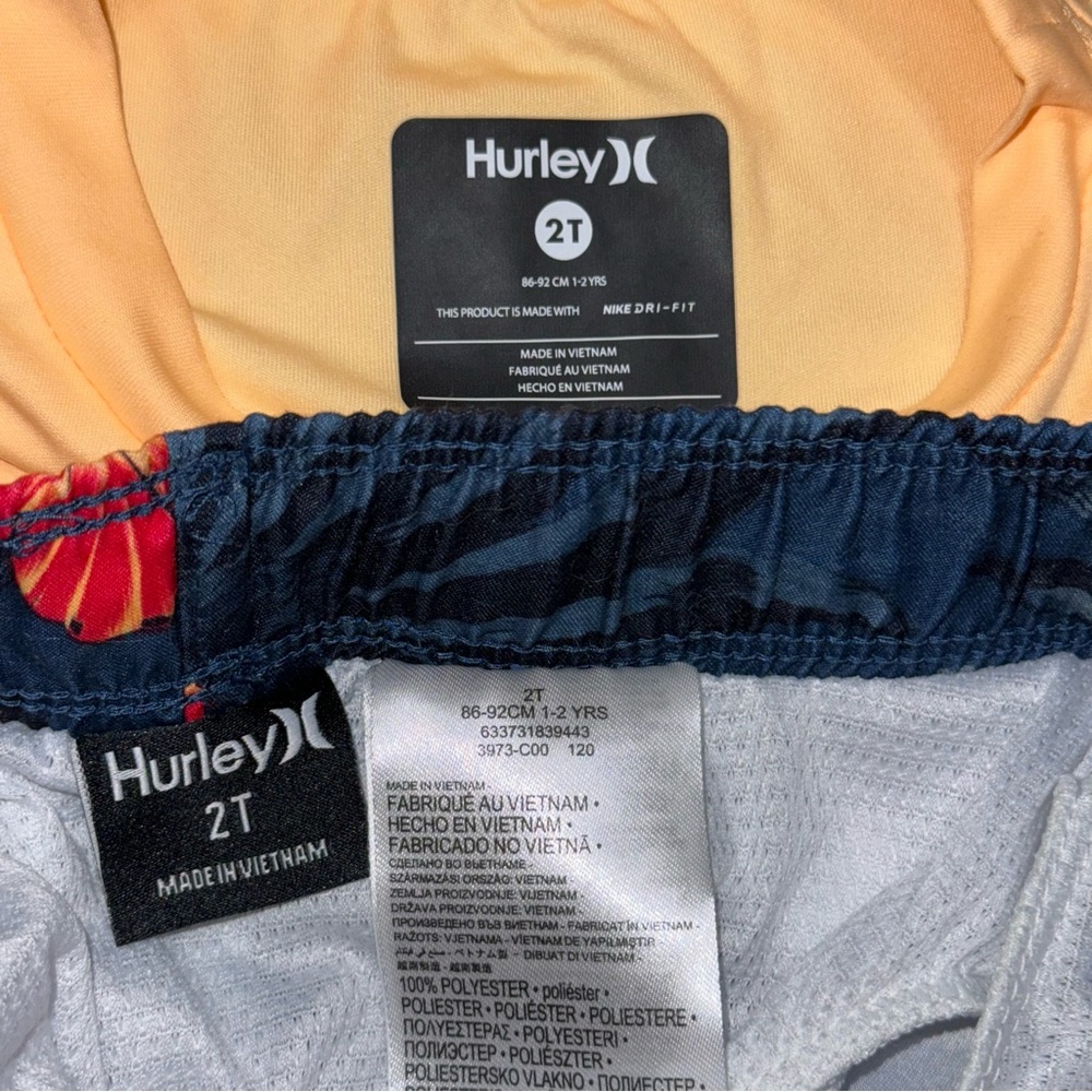 Hurley Rash Guard & Swim Trunks Set - Picture 5 of 7